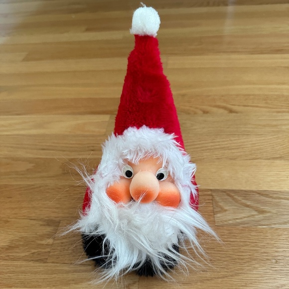 Rennoc Corporation 1984 Rubber Faced Plush Santa Gnome Vintage - Picture 13 of 13